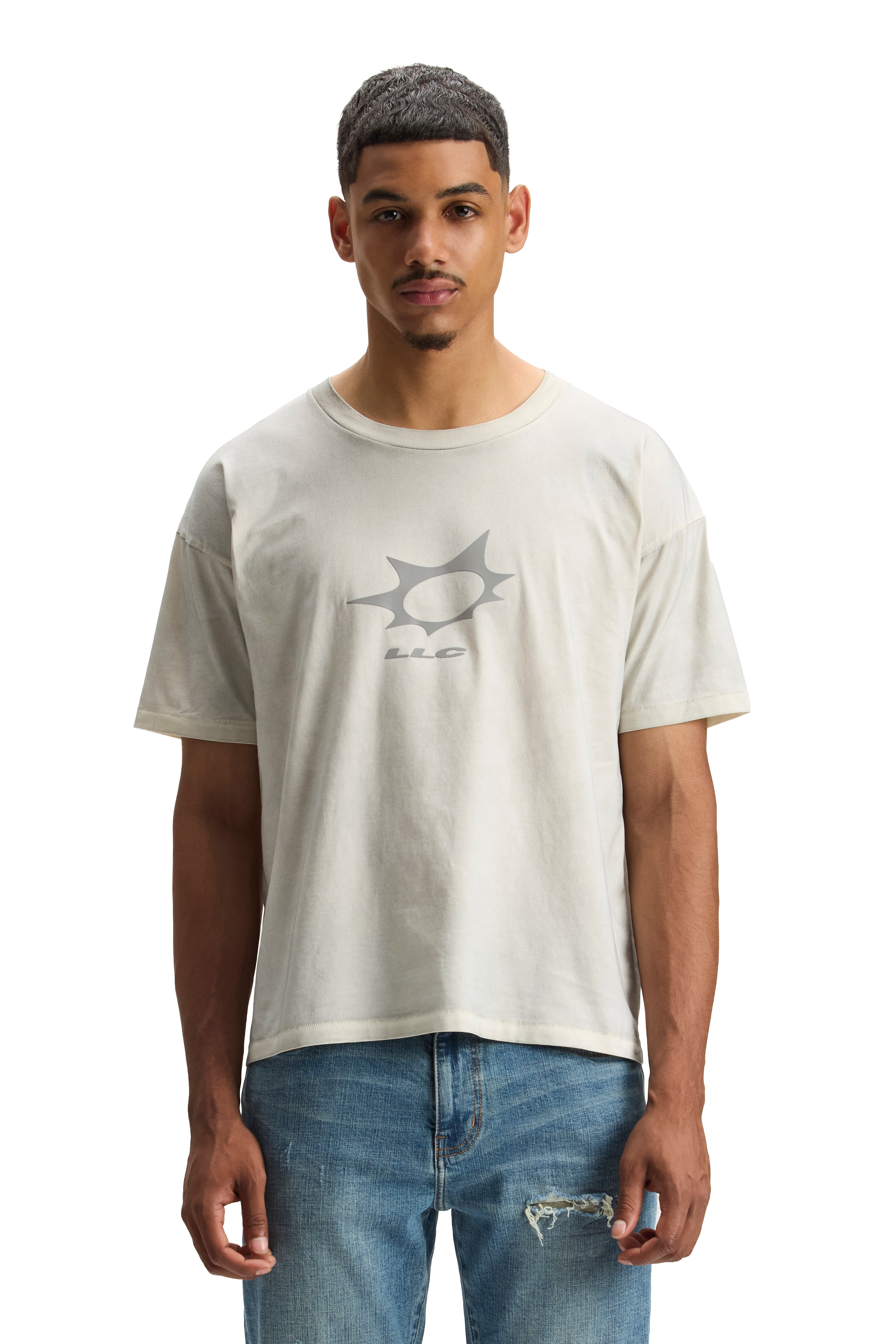 White Burst Tee