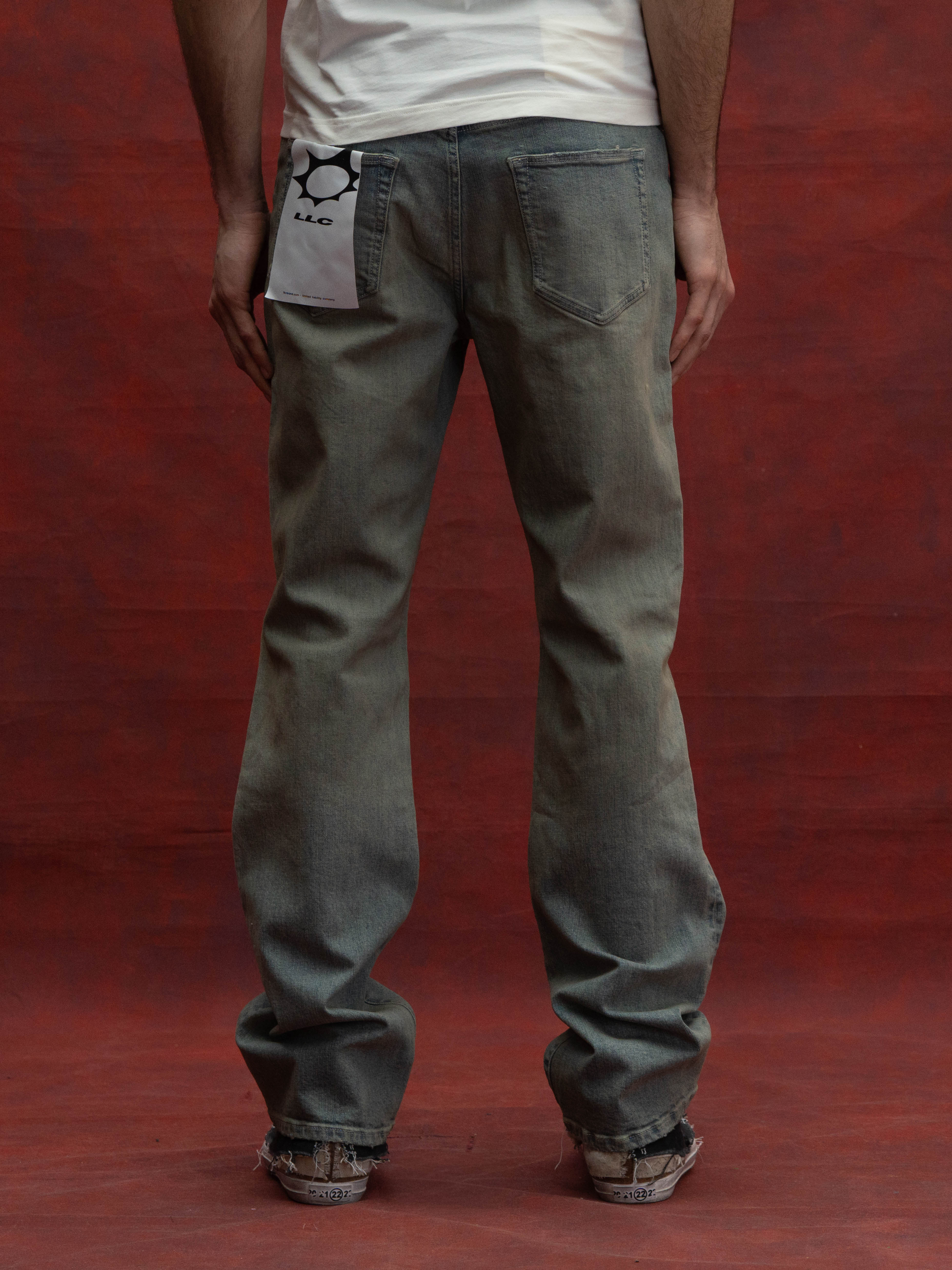 Ripped Flare Jean