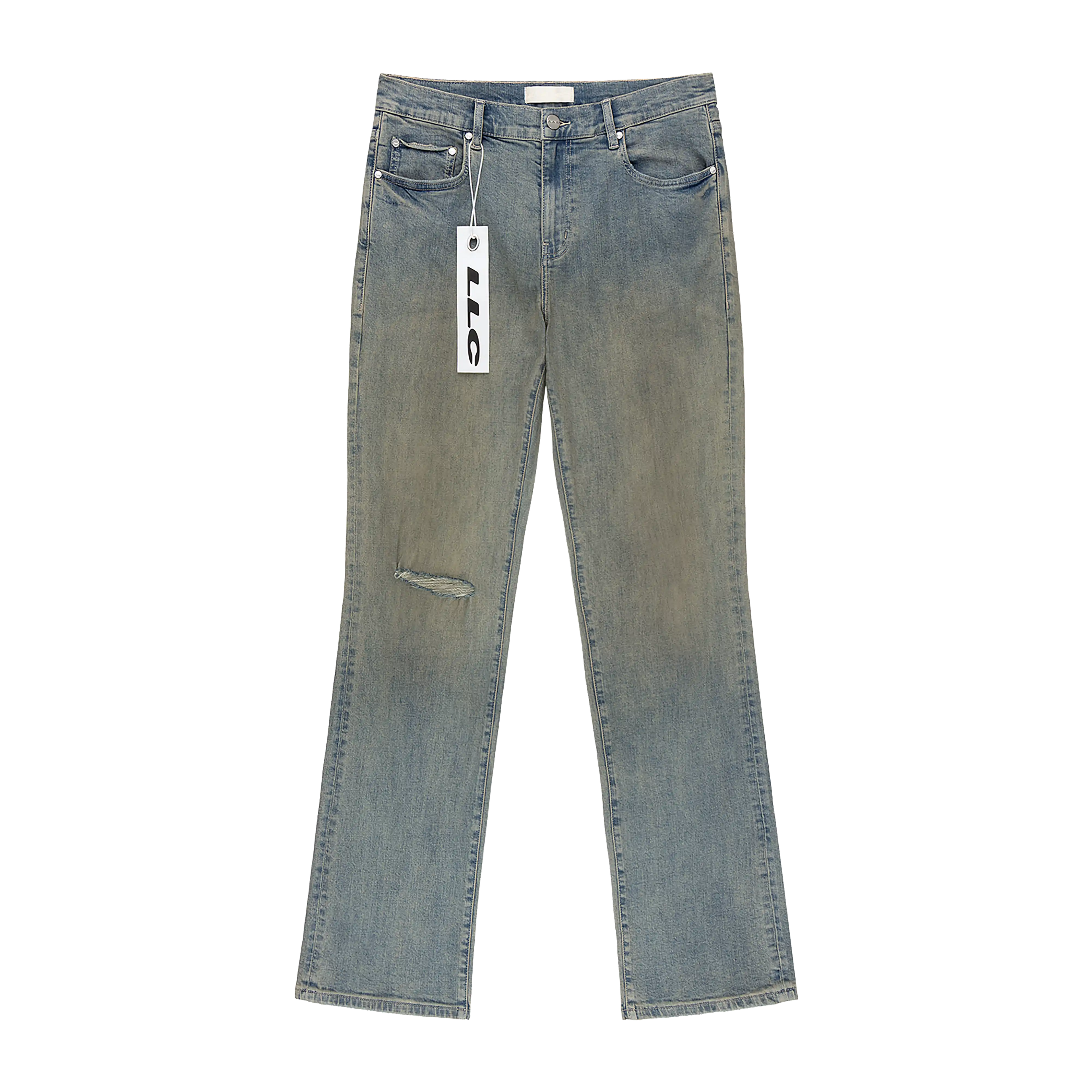 Ripped Flare Jean